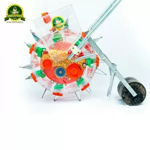 Valluvan Manual Push Type Seeder Dibbler machine Single Box