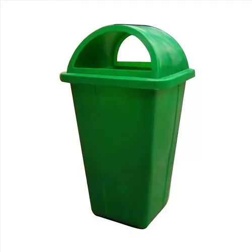 Modern Stand Alone UV Treated Plastic Waste Bin, 80 Liter Capacity